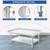 Stainless Steel Equipment Work Stand, with Under Shelf Adjustable Bull 7 thumbnail