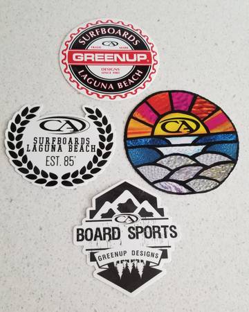 Laguna Surf and Paddle stickers 1