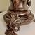 Large Maitland Smith Celadon Green Crackle Vase on Bronze Stand 5 thumbnail