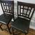Chair Chairs 24" Solid wood Seat Office Table Brown Black Bar Stools 2 thumbnail