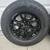 4- Black Powder Coated OEM GMC 18" rims w/275/65/18 tires 2 thumbnail