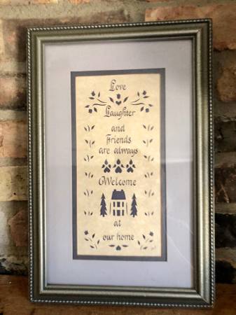 Scissor Cut Framed Art 1