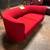 Red Semi Round MCM Loveseat AD.216 2 thumbnail