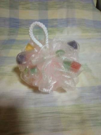 Pink Gumdrops Loofah 1