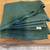 Dark Green Oval Tablecloth by Vera 84"x87" 3 thumbnail