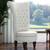 New White Velvet Wingback Chair 2 thumbnail