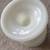 E.O. Brody Milk Glass Footed Planter Ribbed Round Scallop Rim Compote 6 thumbnail