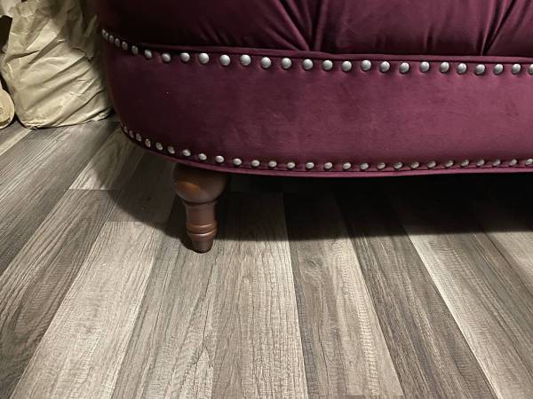 Burgundy Sofa for reasonable price. MOVING SALE! 1