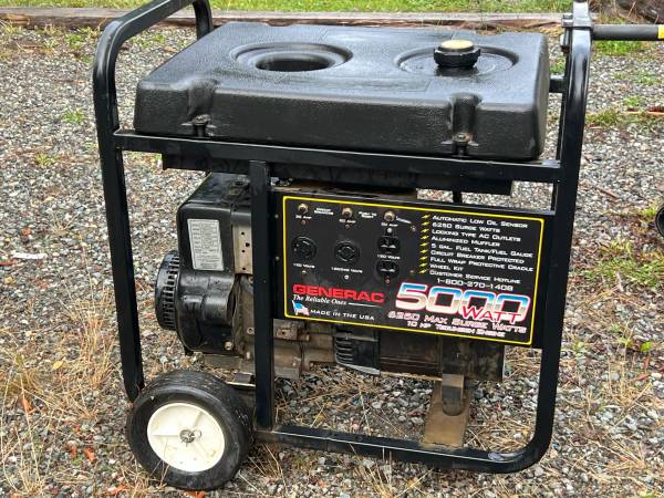 Generac 5000 generator 1