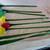 6 20" hand blown art glass flowers & 2 24" leaves 1 thumbnail