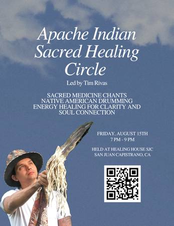 Small Group Apache Indian Healing Circle 1