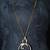 GUCCI GG AUTHENTIC VINTAGE PENDANT NECKLACE 16'' INCHES GOLD TONE 2 thumbnail
