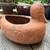 vintage signed california pottery terracotta duck plant pot 2 thumbnail