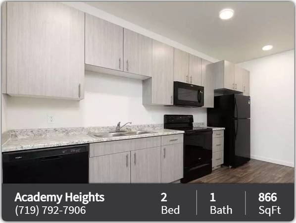$1,441 / 2 hab - 866 pies² - ¡Oye, buscadores de espacio! 2 hab y 866 pies² de comodidad pura. (Colorado Springs)63668452765187121