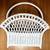New White Large Wicker/Wood Magazines Rack Basket Books Crafts Storage 1 thumbnail