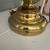 Pair Vintage Brass Lamps w/ Capiz Shell Shades-Working 9 thumbnail