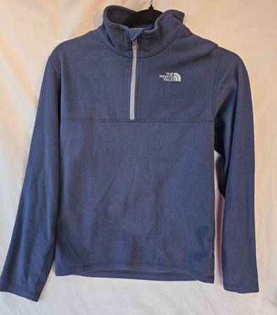 The North Face Pull Over Jacket Navy Size Boys Large 1