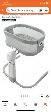 Gracie Swivel Overbed Bassinette 1