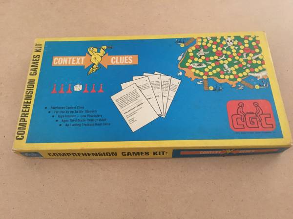 Context Clues Reading Comprehension board game 1