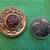 Vintage yellow Gold Pin Victorian Brooch with Natural Ruby Stones 3 thumbnail