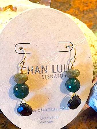 Vintage Donatella Pellini Italy Faceted Tourmaline with Woman Figure 1