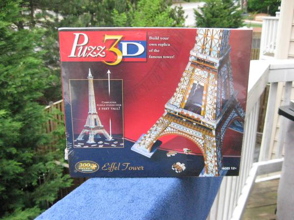 Puzz3D "EIFFEL TOWER" Puzzle 300 Pieces~ Hasbro~ NEW & FACTORY SEALED! 1