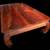 Coffee Table, Solid Koa Wood, Chow Legs 1 thumbnail