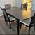 Dark Wood Dining Table with four Chairs 2 thumbnail