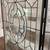 Arched Beveled Glass 3 Panel Folding Fireplace Screen 5 thumbnail