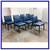 Carl Hansen & Søn Embrace Collection Blue Leather Dining Chairs, Set 4 thumbnail
