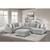 New sectional with storage and built in sleeper - 2 color options 2 thumbnail
