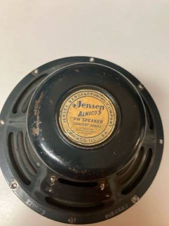 Jensen speaker 1956 1
