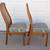 2 Danish Modern Teak Dining Chairs Mid Century Modern 3 thumbnail
