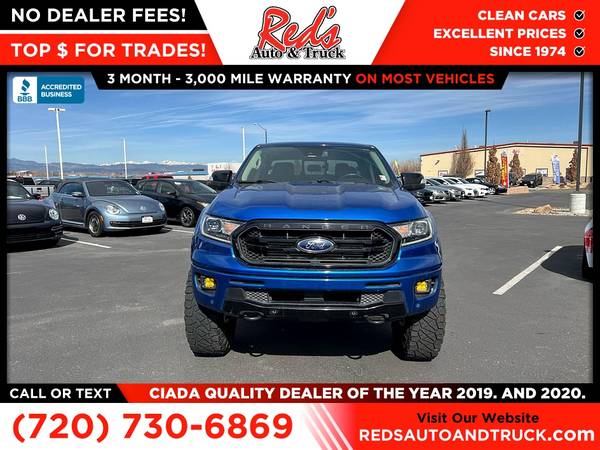 2020 Ford Ranger Lariat FOR - $30,999 (1451 Vista View Dr., Longmont, CO 80504)63619895901315123