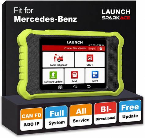 LAUNCH Creader Elite X500 OBD2 Scanner for Mercedes-Benz 1