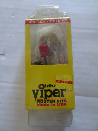 Router Bit - Oldham Viper - Juego de incrustaciones # 180-4-INL - $20 (Ashippun)63470462241795120