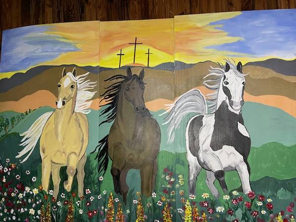I paint Artistic Murals (Especially horses) 1