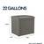 New Suncast 22 Gallon Java Brown Deck Box 4 thumbnail