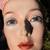 antique old school mannequin head female w glass eyes 3 thumbnail
