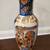 Home Décor Asian Vase 24 Inch High Hand Painted And Burgundy Stand NEW 2 thumbnail