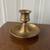 Antique Heavy Solid Brass English Chamberstick Candlestick Candle Holder 1 thumbnail