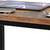 Simple Trending C Shaped End Table, TV Tray for Couch, Small Side Table with Met 2 thumbnail