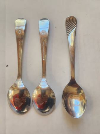 3 vtg. Pan American World Airline Demitassse spoons 1