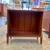 Vintage Teak Open Record Cabinet/Side Table 4 thumbnail