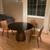 Black Round Dining Table with Chairs 3 thumbnail