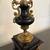 Antique French Bronze 5-Arm Empire Candelabra w/ Slate Base Ornate 21 thumbnail