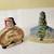 2- Vintage Rajah & Tall Cedar Collectible Whiskey Bottles 4 thumbnail