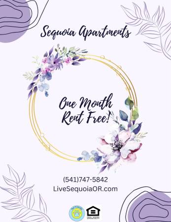 M/I Ready Ground Fl 1BD W/1 MONTH RENT FREE! Pet Friendly Sequoia Apts 1