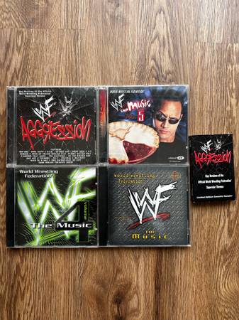 WWF Music CDs / Cassette 1
