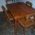 DINING TABLE with 4 MATCHING CHAIRS - w/delivery 2 thumbnail